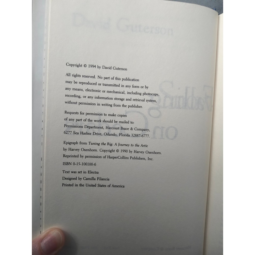 Snow‎ Falling on Cedars by David Guterson Hardback - Picture 4 of 5